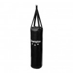 Мішок боксерський PVC 100×32 см текстильним кріпленням чорний | GF Champion CHM0014953