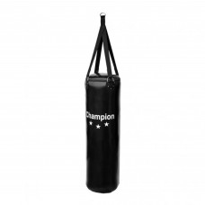 Мішок боксерський PVC 100×32 см текстильним кріпленням чорний | GF Champion CHM0014953