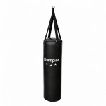 Мішок боксерський PVC 120×32 см текстильним кріпленням чорний | GF Champion CHM0014960