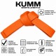 Пояс для кімоно 240 см | Помаранчевий Kumm SF0000014212