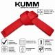 Пояс для кімоно 260 см | Червоний Kumm SF0000001663