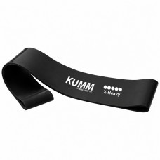 Гумка для фітнесу 30×5 см з опором 14–18 кг | Чорна Kumm SF0000014922