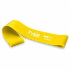Гумка для фітнесу 30×5 см з опором 7–9 кг | Жовта Kumm SF0000014908