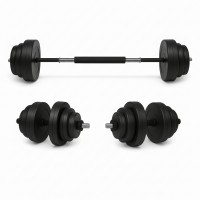 Гантелі набірні 18 кг з перехідником під штангу – комплект 2 в 1 RN-sport RN11631