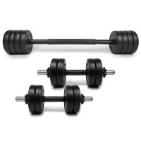 Гантели наборные 2х6 кг с покрытием ABS из пластика с переходником под штангу 12 кг RN-sport RN11587