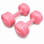 Гантели для фитнеса 2 шт по 3 кг композитные | Розовый Kumm SF0000012973