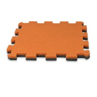 Килимок-підставка пазл під гантелі 25×25 см помаранчевий SF12225