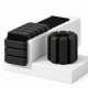 Утяжелители-браслеты для рук и ног 2×0.5 кг набор 1 кг | Черные Kumm 
