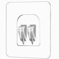 Крепление настенное самоклеящееся для полок 5,5×5,5 см | Прозрачное GT0000014410