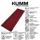 Коврик игольчатый массажный акупунктурный KUMM 38×110 см красный SF11853