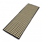 Коврик игольчатый массажный акупунктурный KUMM 38×110 см 432 элемента кремовый SF11846