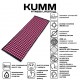 Коврик игольчатый массажный акупунктурный KUMM 38×110 см розовый SF11877
