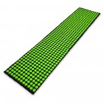 Коврик игольчатый массажный акупунктурный KUMM 38×150 см 576 элементов зеленый SF12126