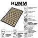 Коврик игольчатый массажный акупунктурный KUMM 40×60 см кремовый SF11792