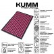 Коврик игольчатый массажный акупунктурный KUMM 40×60 см розовый SF11785