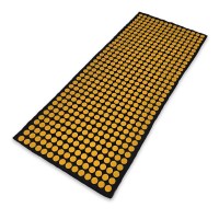 Килимок голчастий масажний акупунктурний KUMM 48×110 см 540 елементів жовтий SF11938