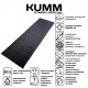 Коврик игольчатый массажный акупунктурный KUMM 48×150 см черный SF11730