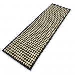 Коврик игольчатый массажный акупунктурный KUMM 48×150 см 720 элементов кремовый SF11723