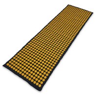 Килимок голчастий масажний акупунктурний KUMM 48×150 см 720 елементів жовтий SF11716