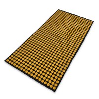 Коврик игольчатый массажный акупунктурный KUMM 58×110 см 684 элемента желтый SF11952