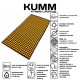 Килимок голчастий масажний акупунктурний KUMM 58×110 см жовтий SF11952