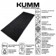 Коврик игольчатый массажный акупунктурный KUMM 58×150 см черный SF12027