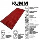Коврик игольчатый массажный акупунктурный KUMM 58×150 см красный SF12034