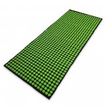 Коврик игольчатый массажный акупунктурный KUMM 58×150 см зеленый SF12065