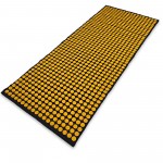 Коврик игольчатый массажный акупунктурный KUMM 58×150 см 912 элементов желтый SF12041