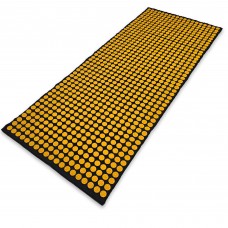 Килимок голчастий масажний акупунктурний KUMM 58×150 см 912 елементів жовтий SF12041