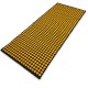 Коврик игольчатый массажный акупунктурный KUMM 58×150 см желтый SF12041