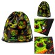 Рюкзак-мішок спортивний Kumm Neon Skulls 50×41 см | Чорний SF0000014373