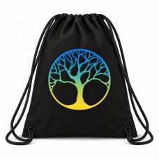 Рюкзак-мішок спортивний Kumm Life Tree 50×41 см | Чорний SF0000015127