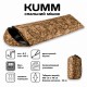 Спальний мішок-ковдра Atumn з капюшоном 190×78 см | Камуфляж Kumm 