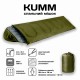 Спальний мішок-ковдра Atumn з капюшоном 190×78 см | Олива Kumm