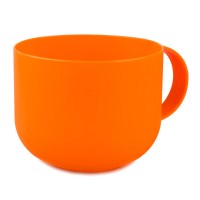 Пластиковая чашка туристическая оранжевая 11501