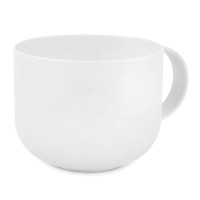 Пластиковая чашка туристическая белая 11525