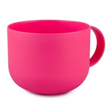 Пластиковая чашка туристическая розовая 11563