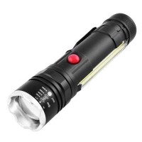 Ліхтар ручний на акумуляторі з USB кабелем та магнітом  T6-26