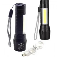 Фонарик ручной на аккумуляторе с USB кабелем WCD-511