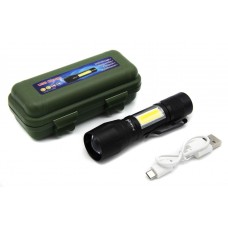 Ліхтарик ручний  акумуляторний з USB кабелем BL-513