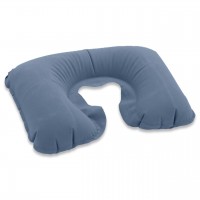 Подушка для подорожей "Оксамит" сіра Kumm TP0000009027