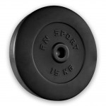 Диски для гантелей та штанги 15 кг 31 мм RN-Sport RN06439