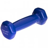 Гантели для фитнеса 1шт 0.5кг Zelart 2777-0-5-BLUE синий