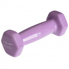 Гантелі для фітнесу 1шт 0.5кг Zelart 2777-0-5-VIOLET фіолетовий