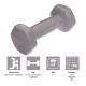 Гантели для фитнеса 1шт 1кг Zelart 2777-1-GRAY серый
