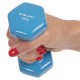 Гантелі для фітнесу 1шт 1кг Zelart 2777-1-LIGHT-BLUE блакитний