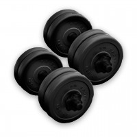 Гантелі розбірні 6кг з покриттям ABS пластику RN-sport RN06781