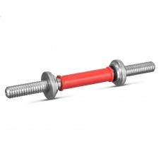 Гриф гантельний 350мм 1.65кг червоний Champion 00544