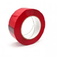 Кольоровий скотч клейка стрічка 150м червоний GT0000007122